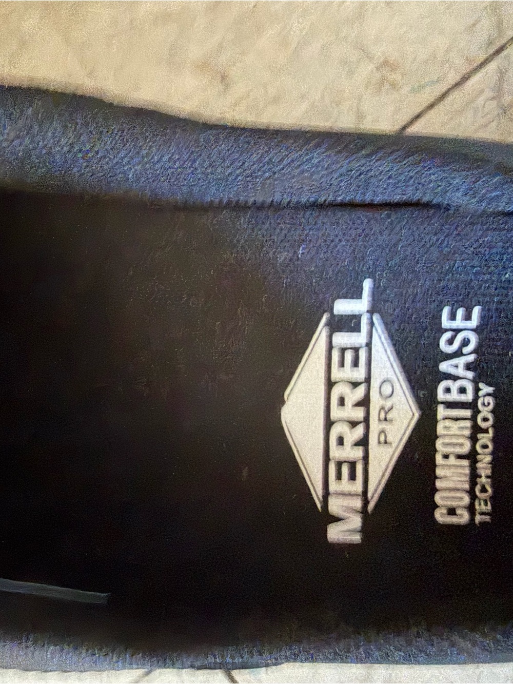 Merrell Women's Black Leather Slip-On Clogs — Casual Work Shoes. - Picture 3 of 3